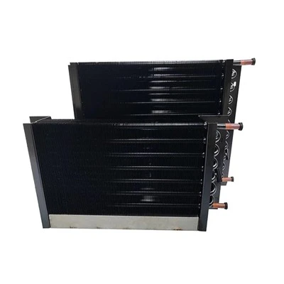 Dulap pentru vin roșu Condensator din aluminiu din tub de cupru anticoroziv negru